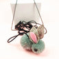 Hanging Door Retractable Cat Teaser Stick Pet Toy Grass Green Rabbit