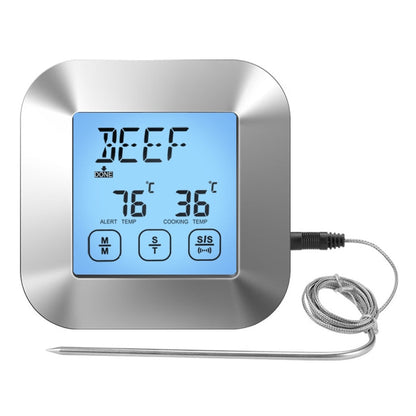 TS 82 Digital Kitchen Food Cooking BBQ Wireless Touch Screen Thermometer with Timer Alarm