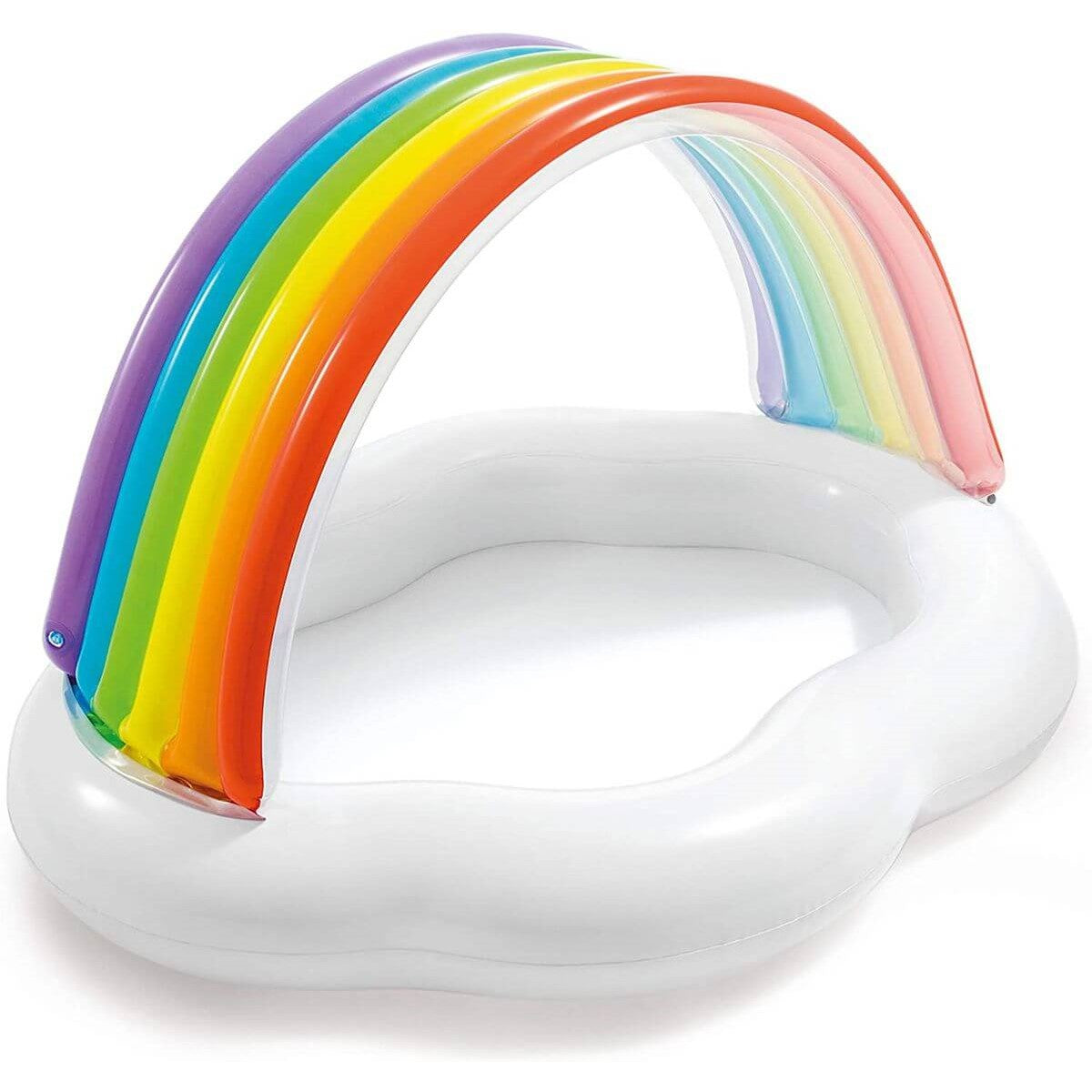 Rainbow cloud inflatable baby pool