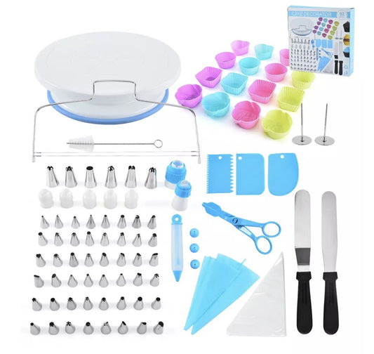 Cake Decorating Set 92 Piece Set Stainless Steel Nozzles