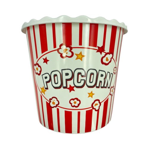 2 2L Plastic Reusable Popcorn Bucket