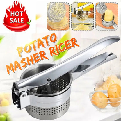 Stainless Steel Potato Ricer Masher Multi function Stainless Steel Food Ricer Masher Fruit Juicer Squeezer Machine Kitchen Tool