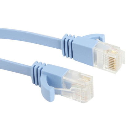 CAT6 Ultra thin Flat Ethernet Network LAN Cable Length 20m Baby Blue