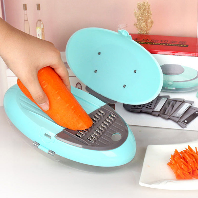 Egg Shaped 7 In 1 Multifunctional Vegetable Cutter