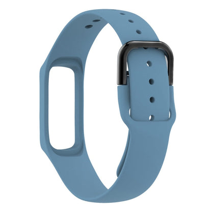 Smart Watch Pure Color Silicone Watch Band for Galaxy Fit e Baby Blue