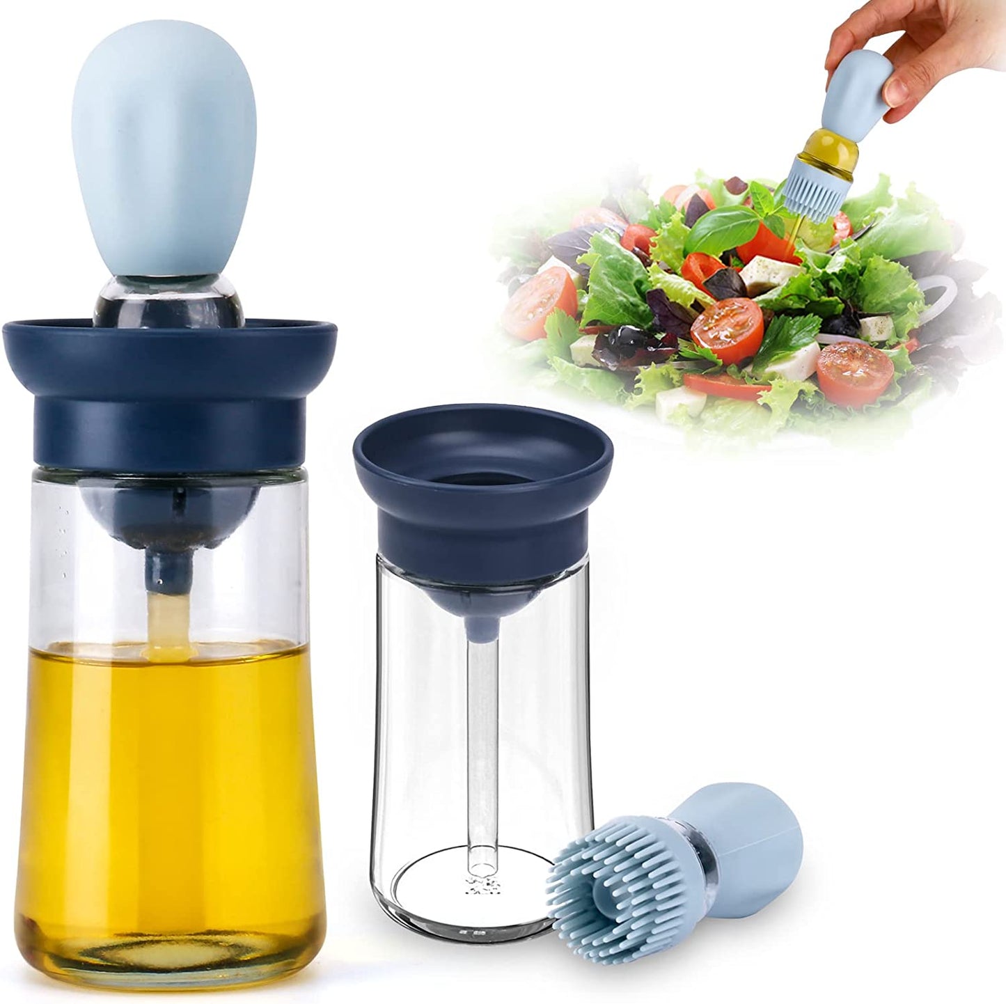 2 in 1 Oil Brush And Spray Dispenser Bottle