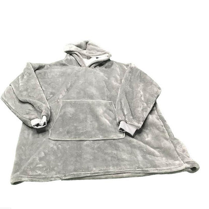 Huggle Hoodie Ultra Plush Blanket Gray