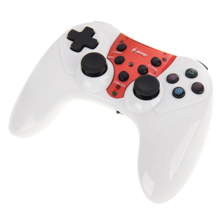 JITE Innovative CX 508 5 in 1 Dual Shock2 2 4GHz Wireless Gamepad with 3 Colors Replaceable Front Cover for Play Station PS3 PS2 PS1 Game Controller