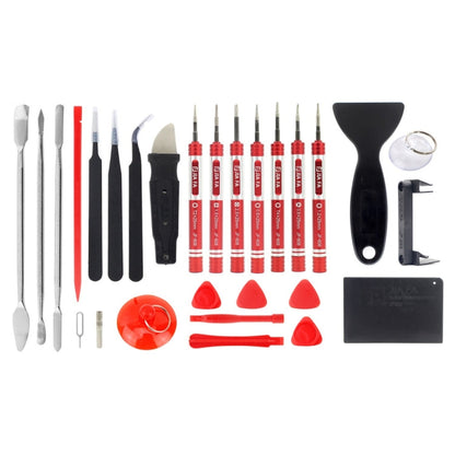 JIAFA JF 8175 28 in 1 Electronics Repair Tool Kit with Portable Bag for Repair Cell Phone iPhone MacBook and More