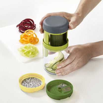 3 in 1 Handheld Vegetable Spiral Slicer