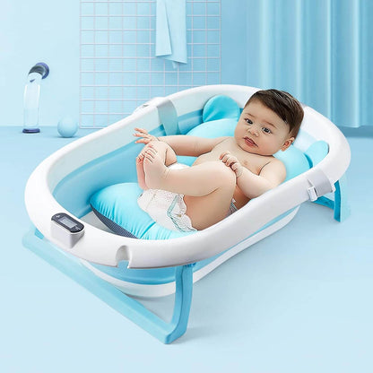 Foldable Baby Bathtub with Temperature Sensor