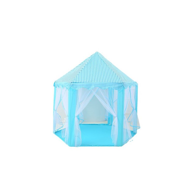 Princess or Prince Castle Portable Play Tent with Net for Kids