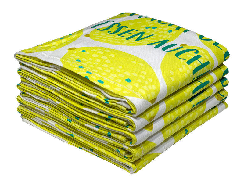 Bunty s Kitchen Towel Design 2212 055x072cms 05 Pc Pack Lemons