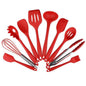 Killer Deals 10 Pack Silicone Spatula Whisk Tong Spoon Kitchen Utensil Set