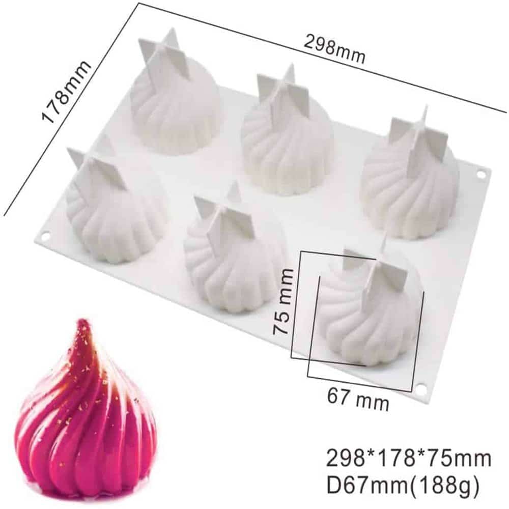 Killer Deals Non Stick 6 3D Russian Tale Silicone Dessert Baking Mould