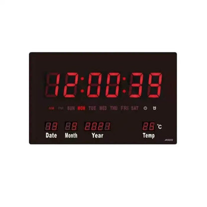 LED Digital Wall Calendar Clock