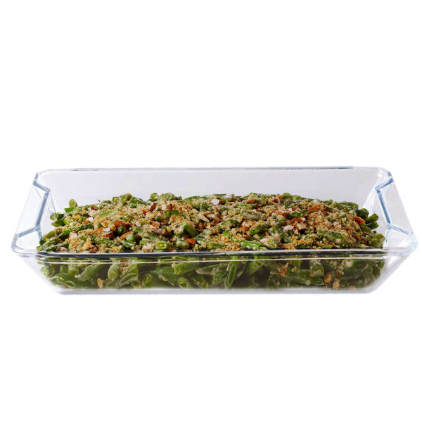 Borosilicate Glass Bakeware Multi Purpose 1L Borosilicate Glass Rectangle Roaster Bakeware