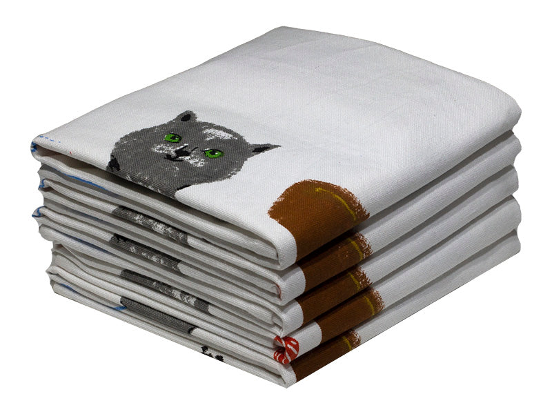 Bunty s Kitchen Towel Design 2215 046x070cms 05 Pc Pack Cat