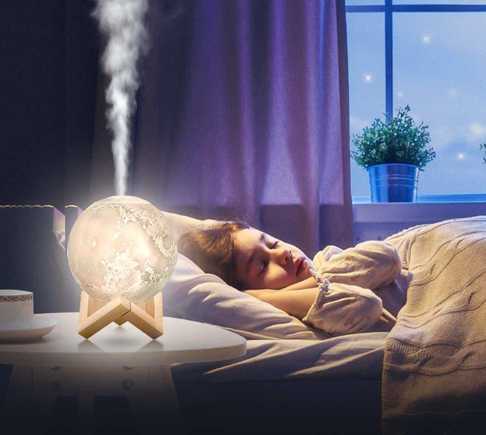 3D Moon Lamp Humidifier