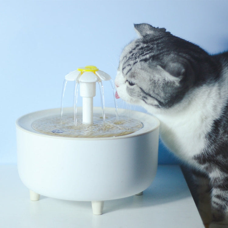 346578 Pets Automatic Circulation Filter Cat Flowing Drinking Fundation Spec USB Automatic Power Off Flower