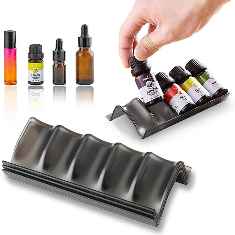 Killer Deals Aromatherapy Essential Oil Container Storage Holder Rack Set Black x3