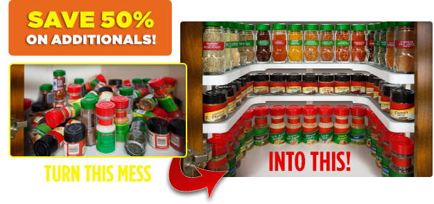 Spicy Shelf Organizer