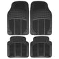 TIROL T13115 4 Set General Car Waterproof Rubber Floor Mats