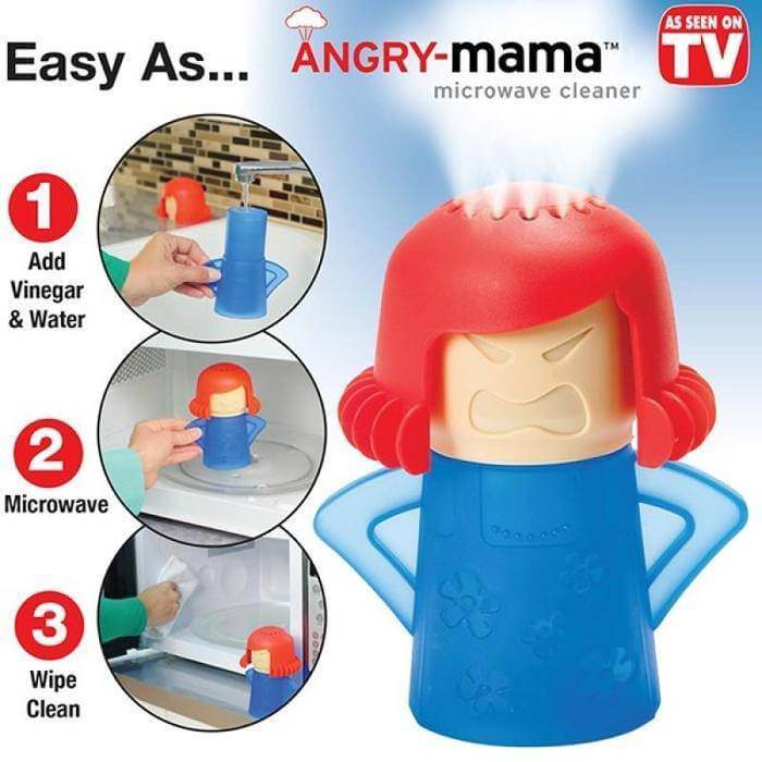 Angry Mama Microwave Cleaner