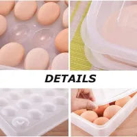 24 Slots Egg Storage Container Tray Holder