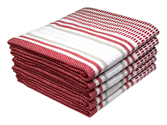 Bunty s Kitchen Towel Design 2442 060x090cms 05 Pc Pack Stripes