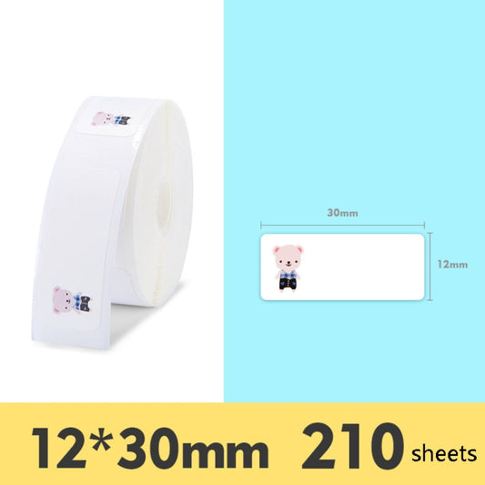 Thermal Label Paper Commodity Price Label Household Label Sticker for NIIMBOT D11 Baby Bear