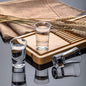 Shot Glass Set 6 Piece Clear Sturdy Shot Glass Set