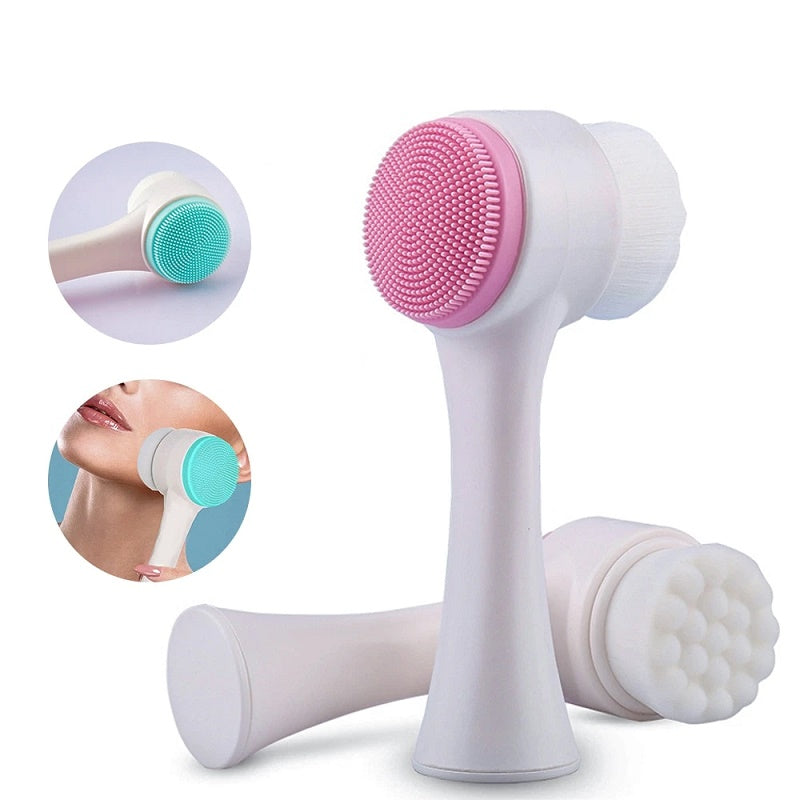 Double Sided Facial Cleansing Brush