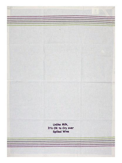 Bunty s Kitchen Towel Design 2134 048x072cms 05 Pc Pack Qoutes