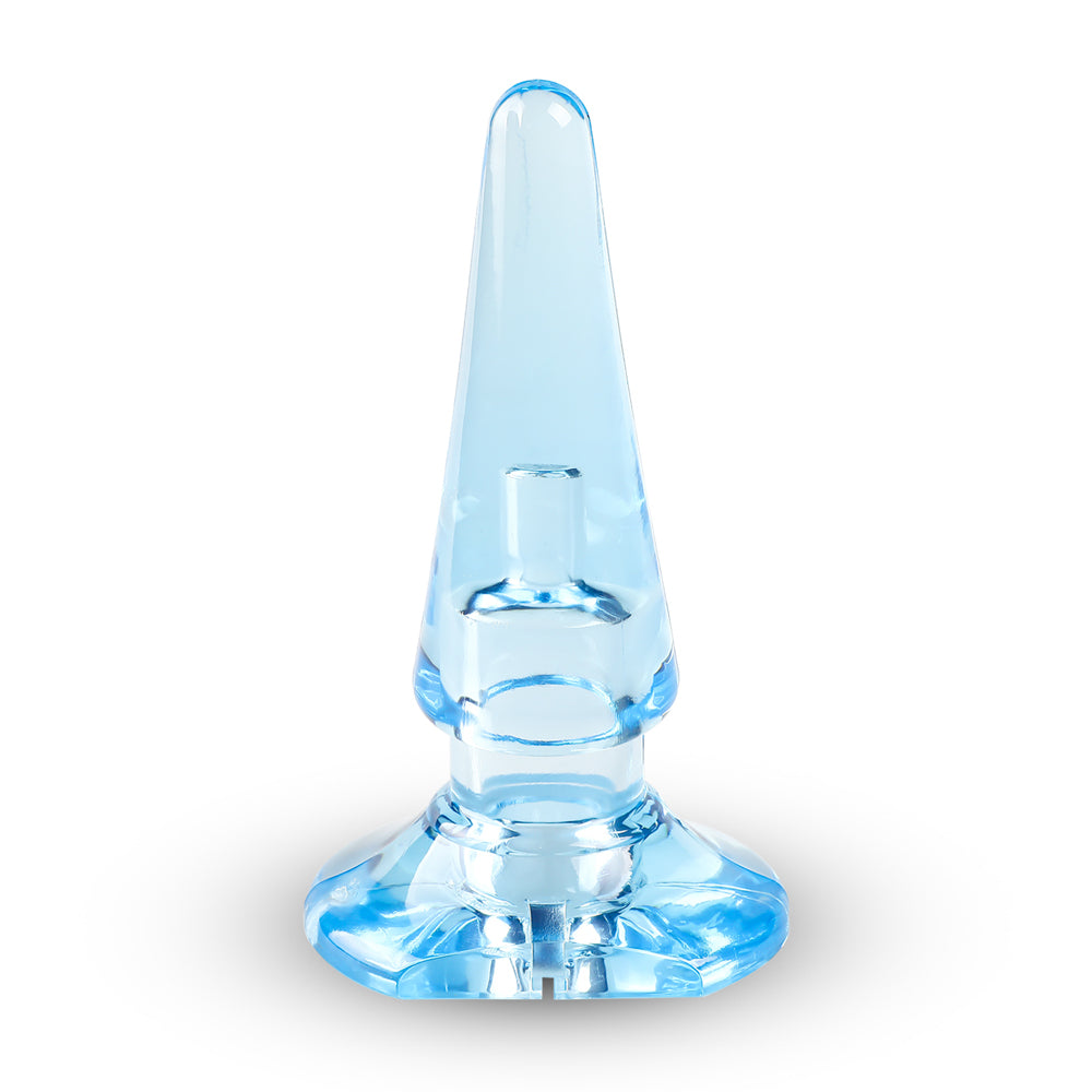 Clear Blue Anal Plug