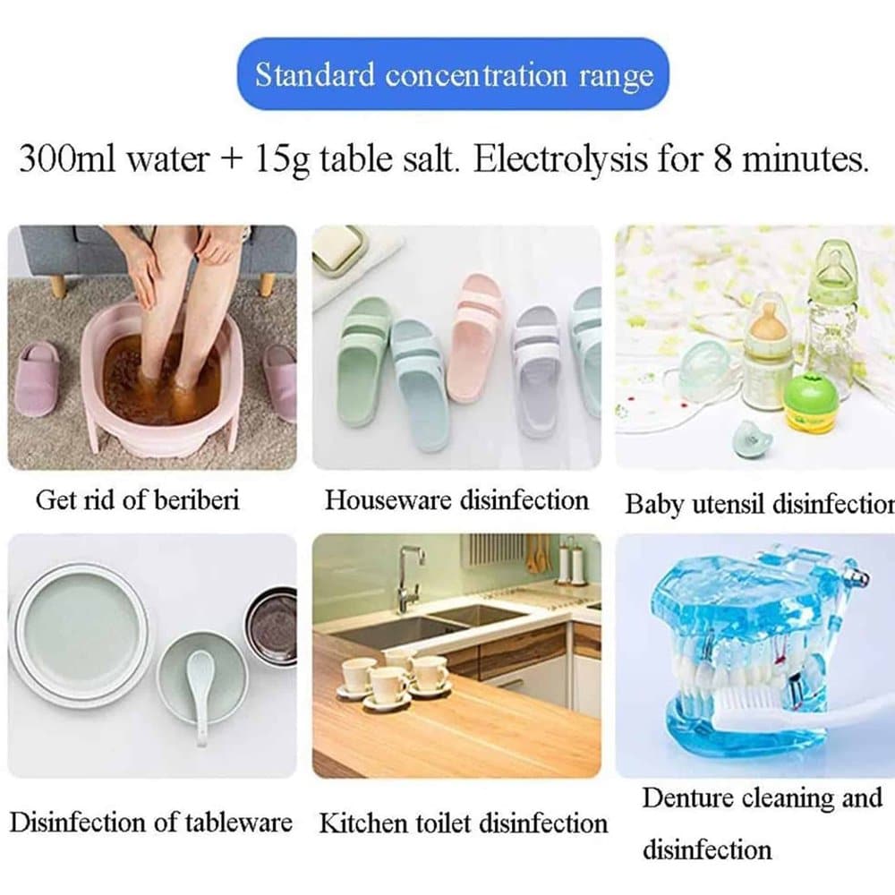 Killer Deals Eco Household DIY Disinfectant Hypochlorite Generator 350ml