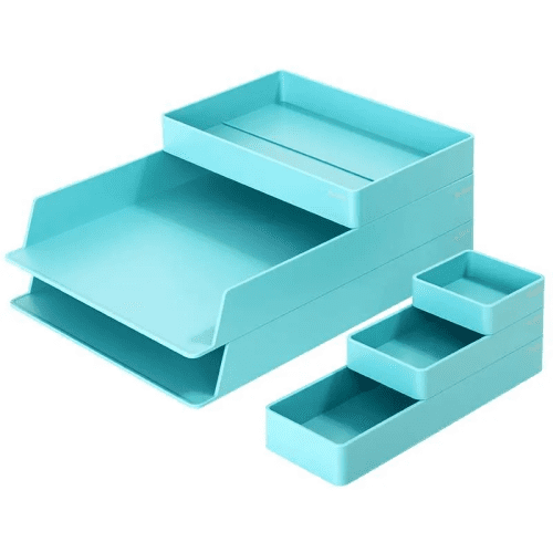 DELI NuSign Desk Organiser NS001 Blue