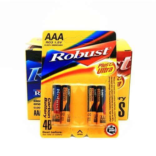 Robust Batteries AAA 1 5V 4 Pieces