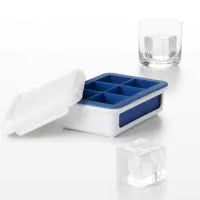 Silicone Ice Tray With Lid Large Cubes