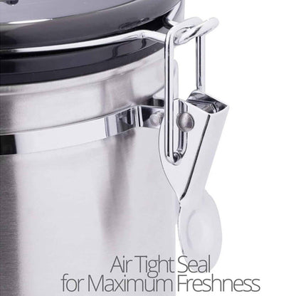 Killer Deals Kitchen Stainless Steel Airfresh Coffee Storage Container 750g