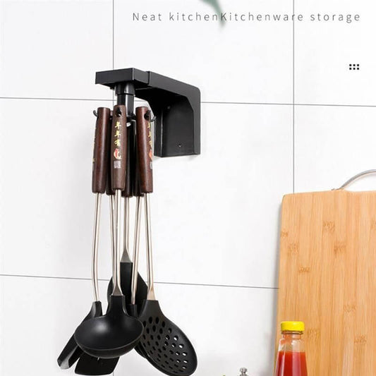 Rotating Kitchenware Collecting Rack Hanger