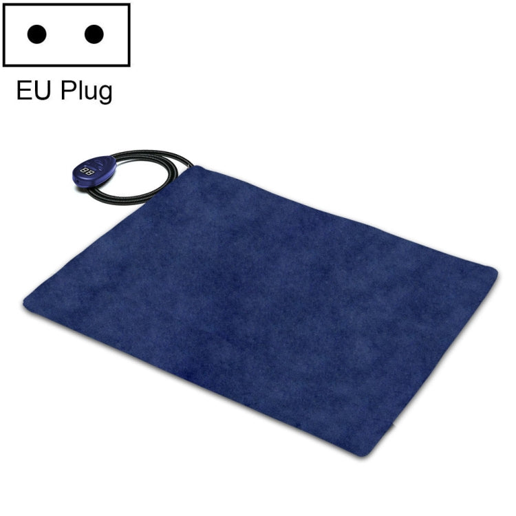 40x30cm Blue 12V Low Voltage Multifunctional Warm Pet Heating Pad Pet Electric Blanket EU Plug