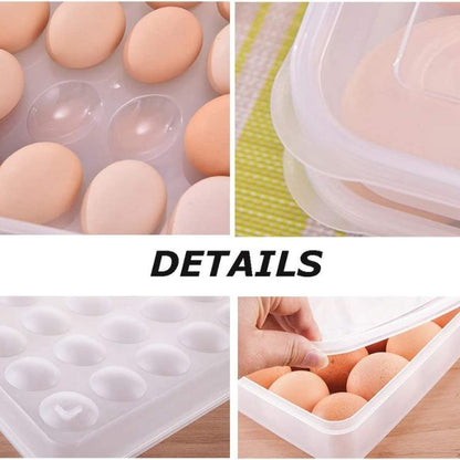 24 Slots Egg Storage Container Tray Holder