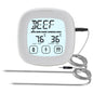 TS 802A Kitchen Food Cooking BBQ Dual Probe Touch Screen Thermometer