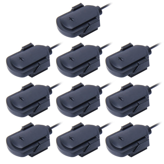 10 PCS Car Audio Microphone 3 5mm Jack Plug Mic Stereo Mini Wired External Sticker Microphone Player for Auto DVD Radio Cable Length 2 1m