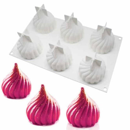 Killer Deals Non Stick 6 3D Russian Tale Silicone Dessert Baking Mould