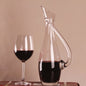 Decanter Carafe Set 5 Piece Tilt Handle Glass Wine Decanter Carafe Set