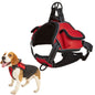 Distributed Load Soft Reflective Pet Chest Strap Size XL Red