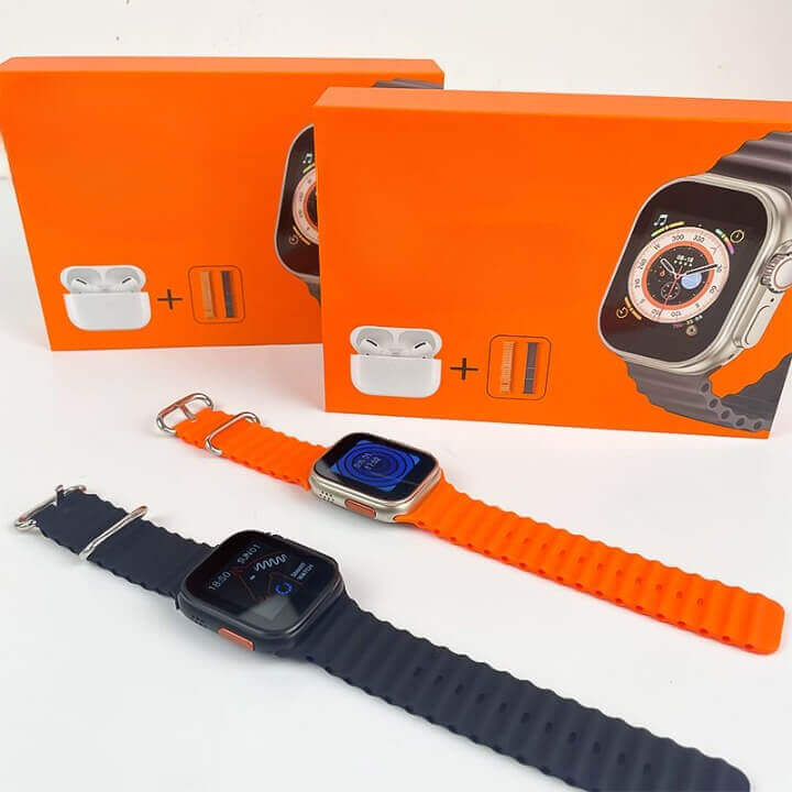 W8 Ultra Combo Smart Watch TWS