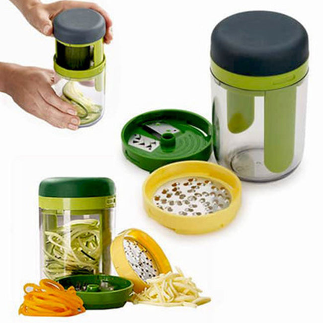 3 in 1 Handheld Vegetable Spiral Slicer